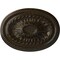Ekena Millwork Saverne Ceiling Medallion, Hand-Painted Stone Hearth Crackle, 18 1/2"W x 13 1/2"H x 1 7/8"P CM18SASHC - alternate 1